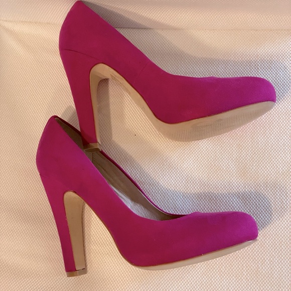 Aldo Suede Pumps Fuschia 38 - Picture 2 of 8